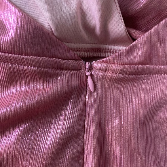 Superdown Missie Wrap Front Pink Mini Dress Size XS - Picture 8 of 10